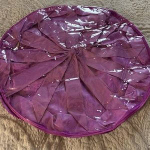 “Shoe Go Round” shoe storage in berry